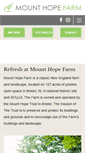 Mobile Screenshot of mounthopefarm.org