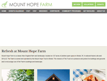 Tablet Screenshot of mounthopefarm.org